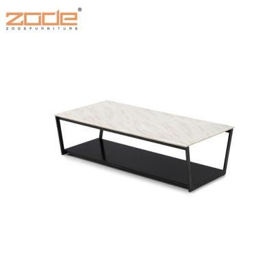 Zode Italian Marble Unfoldable Coffee Sofa Side Table Extendable Luxury Coffee Table