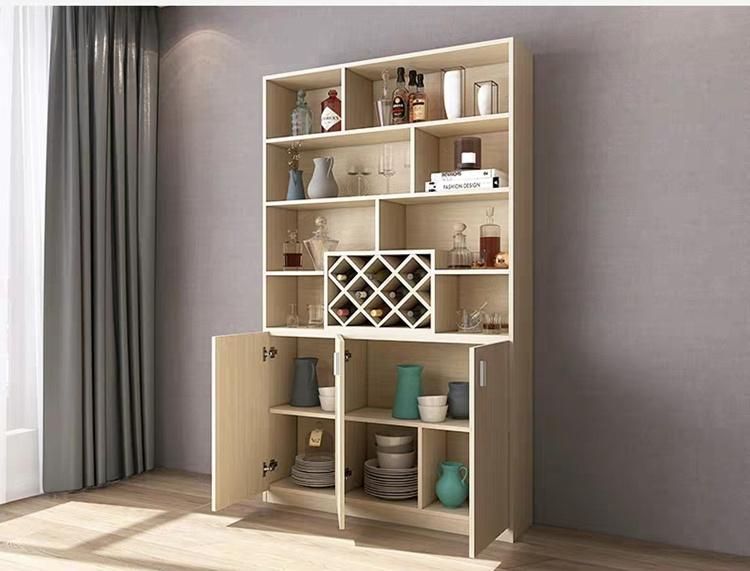 Modern Minimalist Side Cabinet Kitchen Furniture Wooden Storage Multifunctional Cupboard