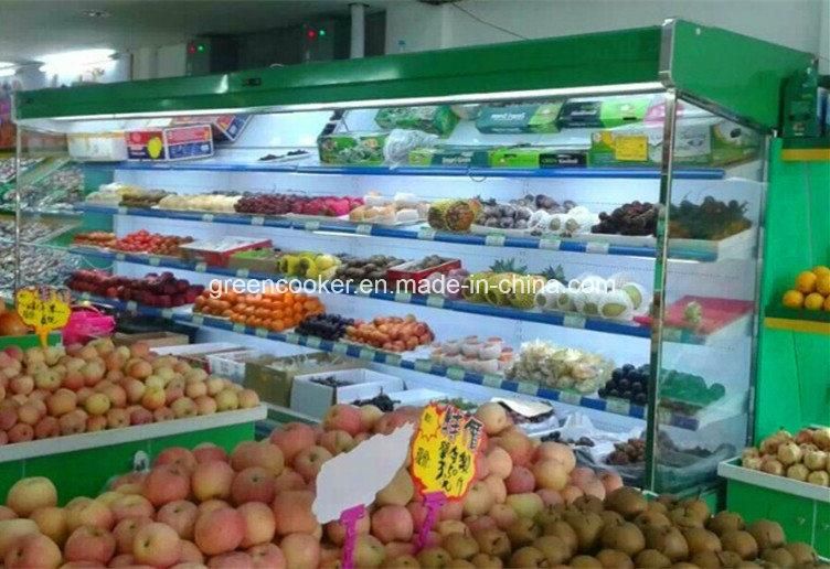 Supermarket Vegetable Fruit Refrigerated Multideck Cabinet