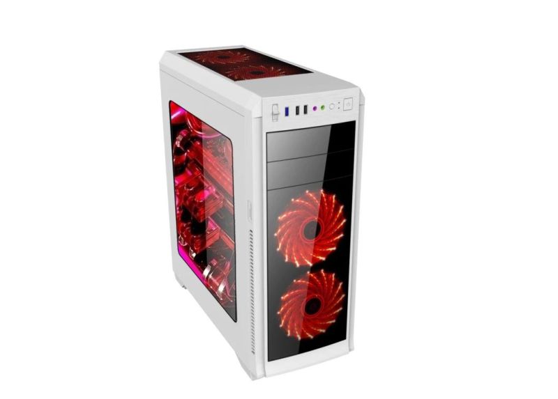 Cabinet Glass Side Panels Full Tower Computer Gaming Case for Gamer