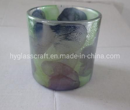 2020 Marble Color Glass Candle Holder