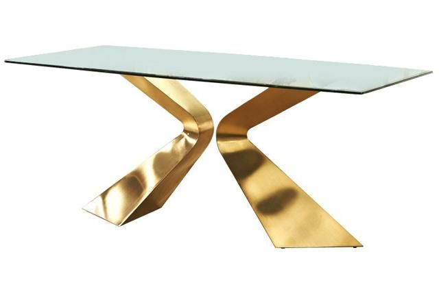 Hot Selling Living Room Stainless Steel Stand Dining Room Tables