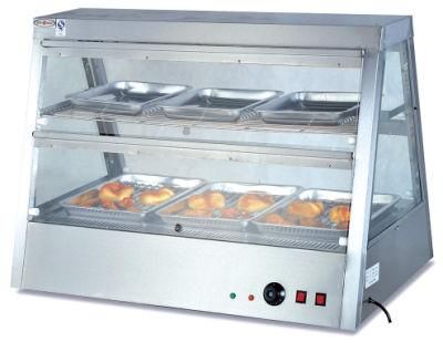 Chicken Warmer Machine Kitchen Glass Food Warmer Display Showcase