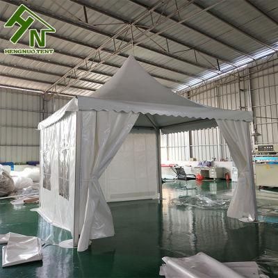5X5m Aluminum Frame Outdoor Wedding Gazebo Pagoda Tent