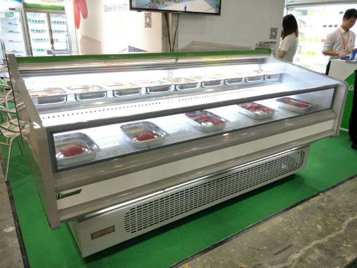 Commercial Horizontal Display Freezer Order Cabinet with Food Freezer Glass Door Cold Storage Cabinet