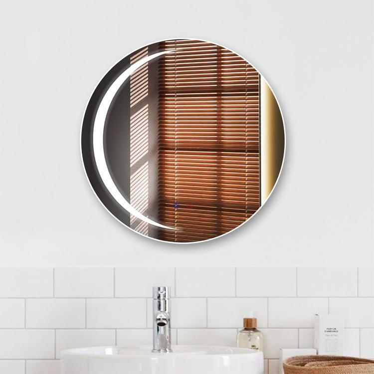 Wall Mirror with LED Light for Bathroom and Home Decororation