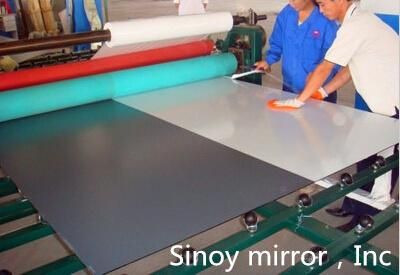 Quality Vinyl Backing Silver Mirror Sheet 4mm