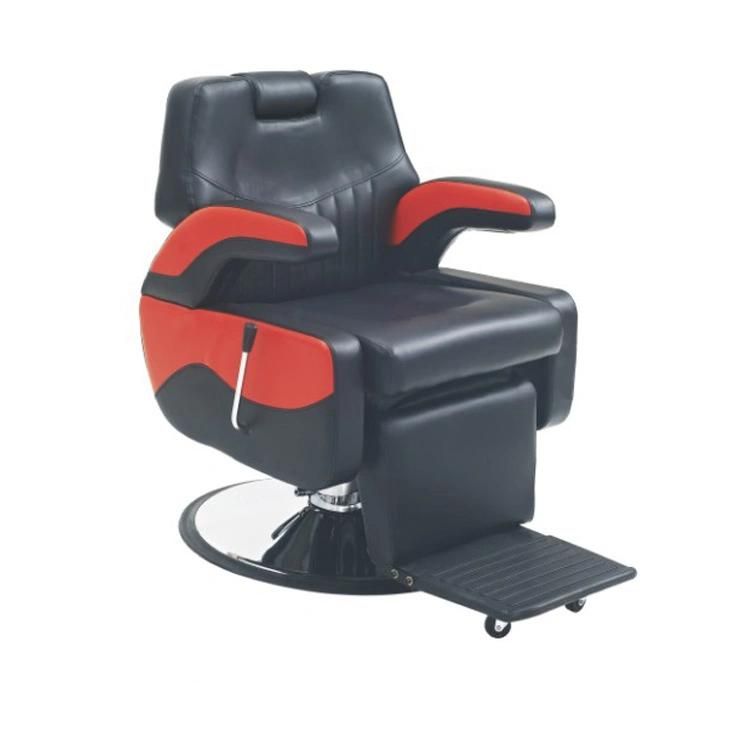 Hl-9209b Salon Barber Chair for Man or Woman with Stainless Steel Armrest and Aluminum Pedal