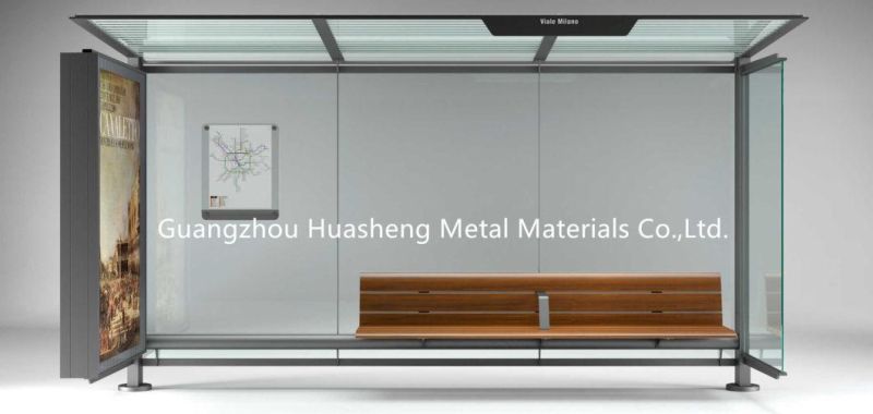 Bus Shelter with Metal (HS-BS-B026)