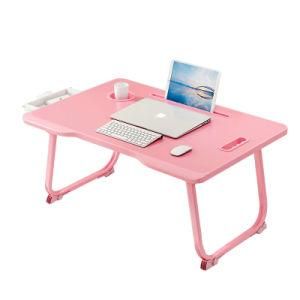 Furniture Direct Selling Foldable Table with Drawer Portable Foldable Simple Fashion Learning Desk Working in Bed