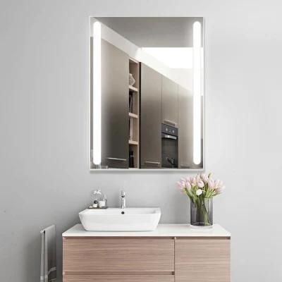 Vanity LED Lighted Bathroom Color Tempered Adjustable Wall Mounted Mirror with Dimmable Memory Touch Button