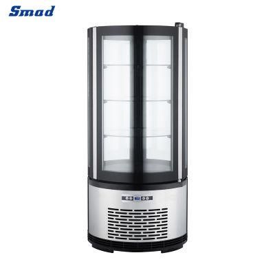 Smad 100L Commercial Electric Glass Upright Showcase Chiller Refrigerator