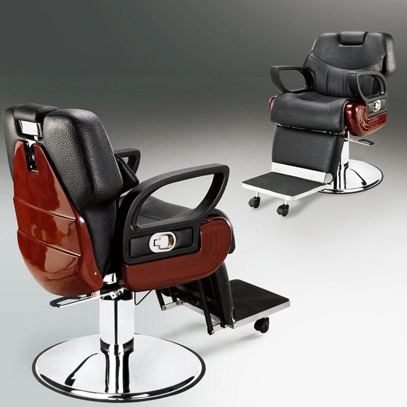 Hl- 8189b Salon Barber Chair for Man or Woman with Stainless Steel Armrest and Aluminum Pedal