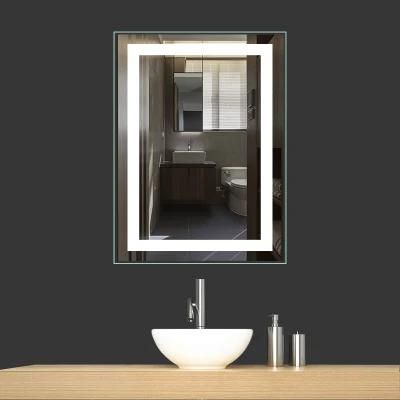 UL/Ce Certificate Vertical Hanging Two-Line LED Bathroom Light Mirror