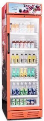 Glass Door Display Fridge Beverage Showcase for Supermarket Grocery Hotel