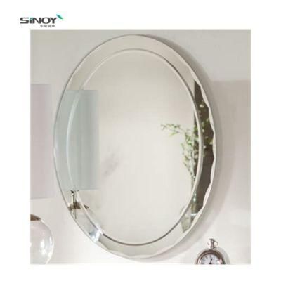 Large Oval Full-Length Mirror Vanity Beveled Bathroom Wall Mirror