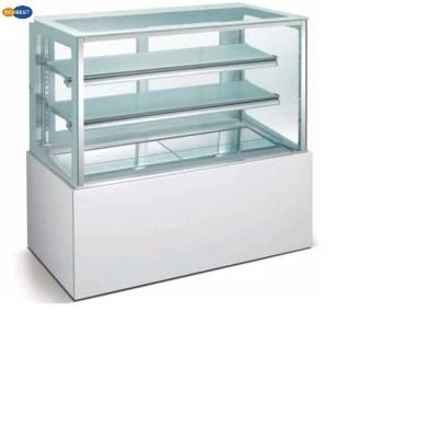 Bakery Display Cake Refrigerated Cold Food Bars Counter Cabinet Cake Showcase