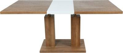 High Quality Home Restaurant Office Furniture Table Sets Modern Extendable MDF Wooden Dining Table