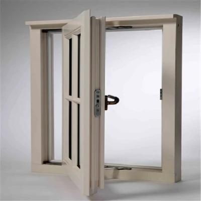 Energy Efficient Aluminum Profile Double Glazed Casement Windows with Different Color