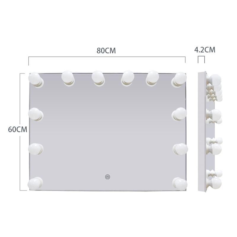 Wall-Mounted LED Lighted Hollywood Mirror Makeup Vanity Mirror