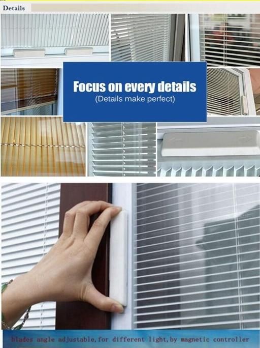 High quality Aluminum Frame for Magnetic Control Blinds