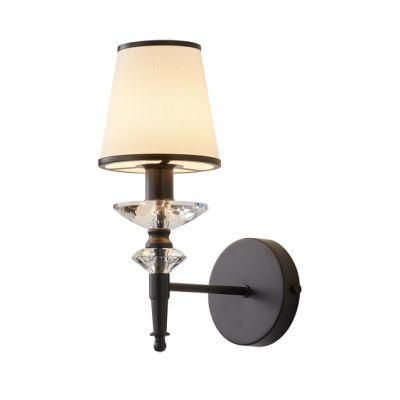 Modern Style for Home Lighting Furniture Decorate Interior Lobby/Bedroom Designer Factory Supply Black Glass Wall Lamp