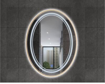 Oval Home Decor Furniture Mirror Wall Mounted Decorative Mirror Bathroom Plain Vanity Make up Mirror