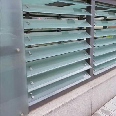 3mm 4mm Frosted Louver Glass/Clear Louver Glass with Good Quality