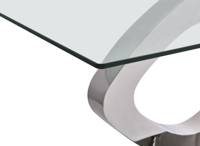 Popular Design Dining Table Stainless Steel Silver