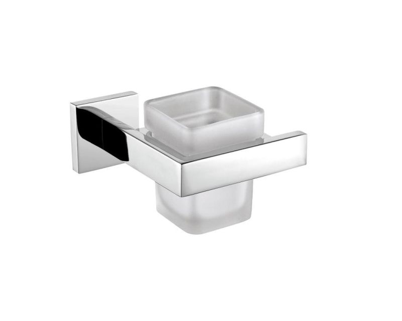 Bathroom Accessories Wall Mounted Stainless Steel 304 Glass Shelf