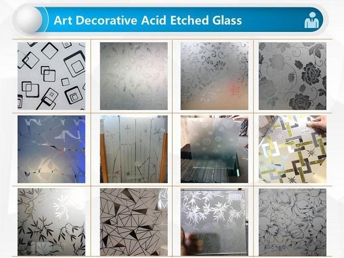4mm Decorative-Wall-Mirror Glass, Silver Mirror Glass for Building Glass