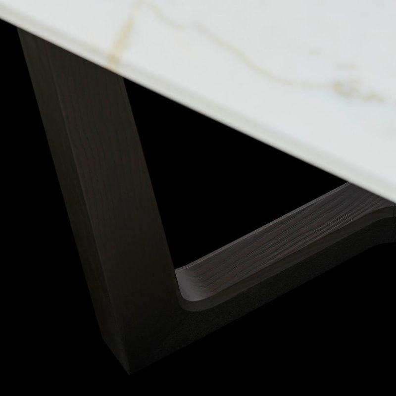 Concored, Long Tables Marble Top, Latest Italian Design Dining Room Set in Home and Hotel Furniture Custom-Made
