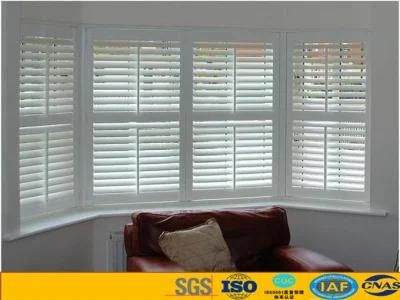 Powder Spray Coating 2D/3D Wood Grain Aluminium Window Blinds/Aluminium Shutters