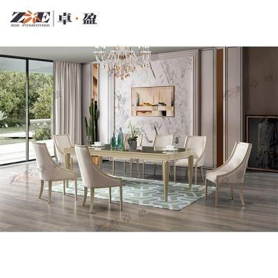 Modern Luxury Wooden Dining Furniture Sets for Home Use