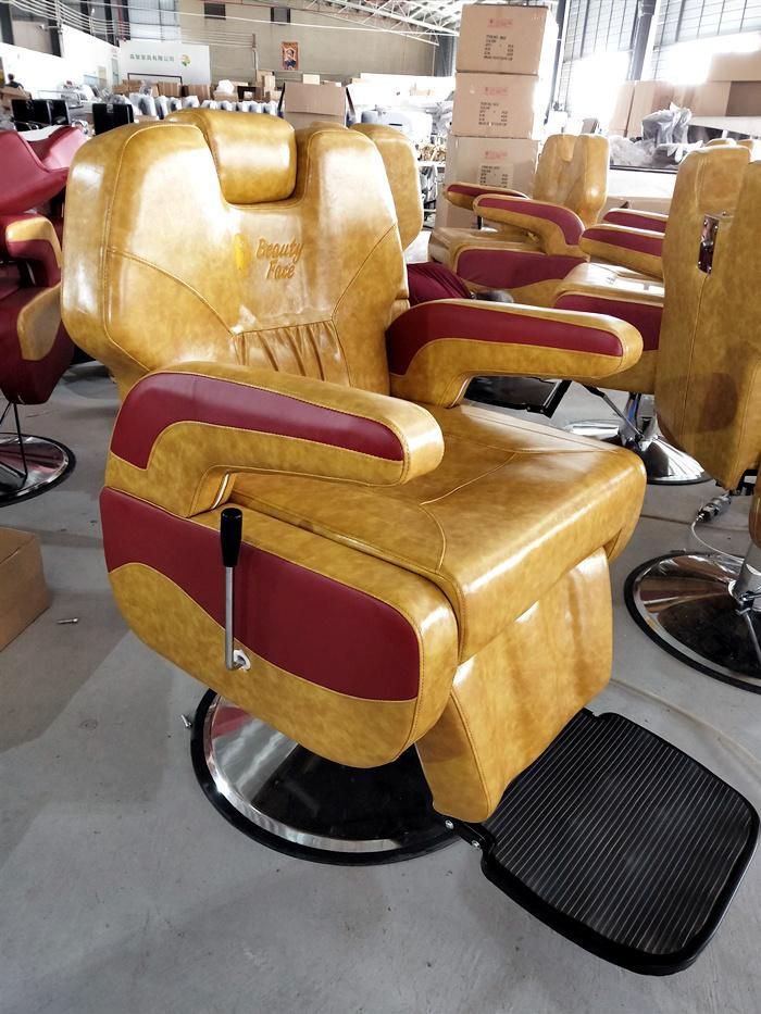 Hl-9235 Salon Barber Chair Hl-9235 for Man or Woman with Stainless Steel Armrest and Aluminum Pedal