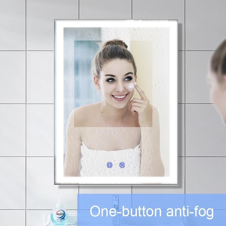 Shenzhen Hinged Bathroom Shower Fogless Mirrors with Heater and LED