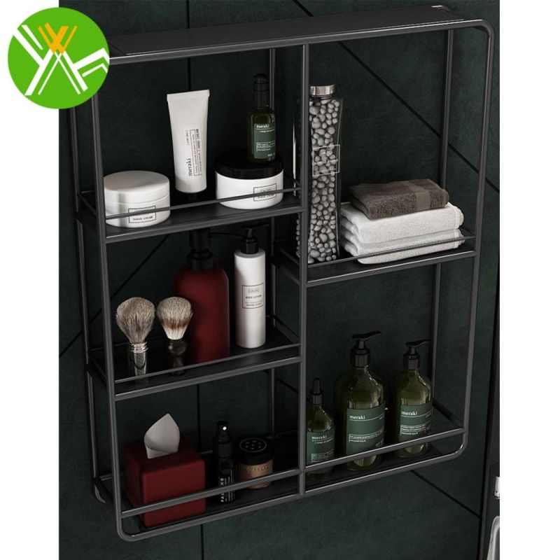 Retro Bathroom Space Saver Rack Simple Luxury Storage Rack Bathroom for Bathroom Decoration