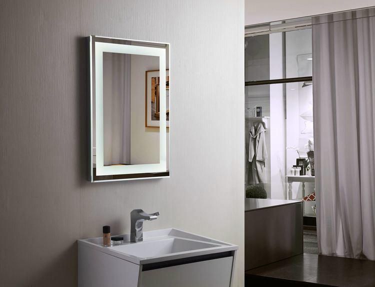 Bathroom Bluetooth Defogger Touch Sensored Lighted LED Mirror with Ce Certificate