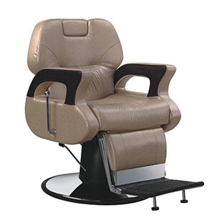 Hl-9233 Salon Barber Chair for Man or Woman with Stainless Steel Armrest and Aluminum Pedal