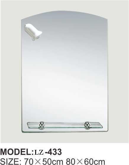 Customized Wholesale Bathroom Sliver Mirror with Light Irregular Furniture