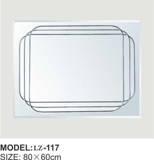 New Rectangle Mirror Home Wall Mounted Bathroom (LZ-116)