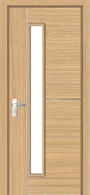 Interior PVC Laminated MDF Glass Door