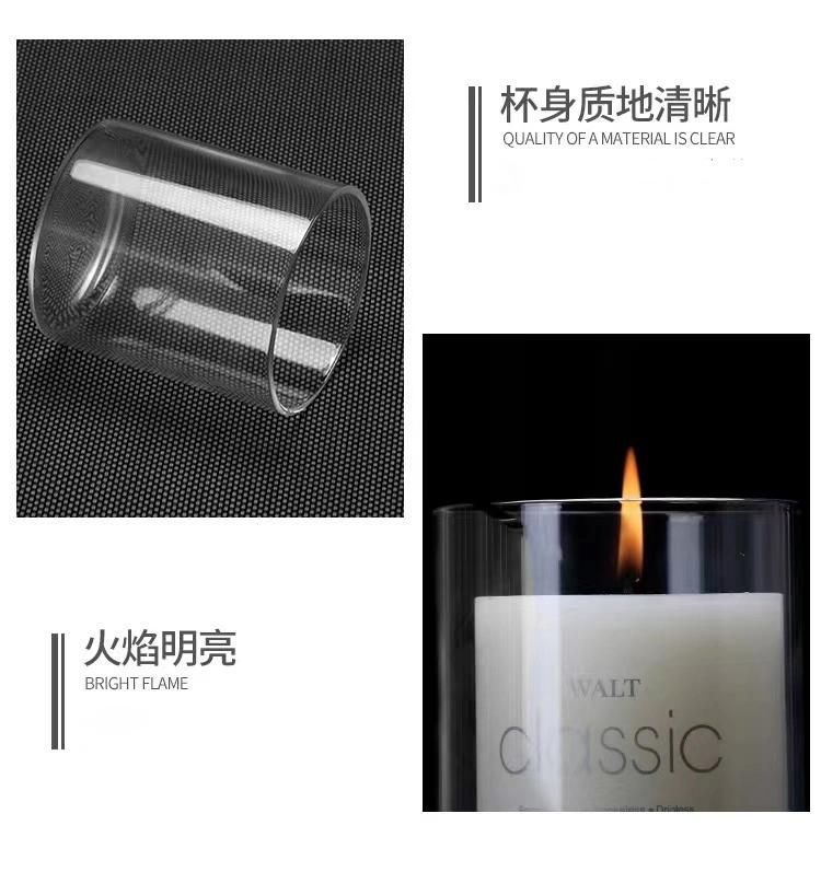 Hot Sale Candle Glass Jar Thick Wall Candle Making Accessory Votive Cup Small Glass Candle Holder for Scented Soy Wax