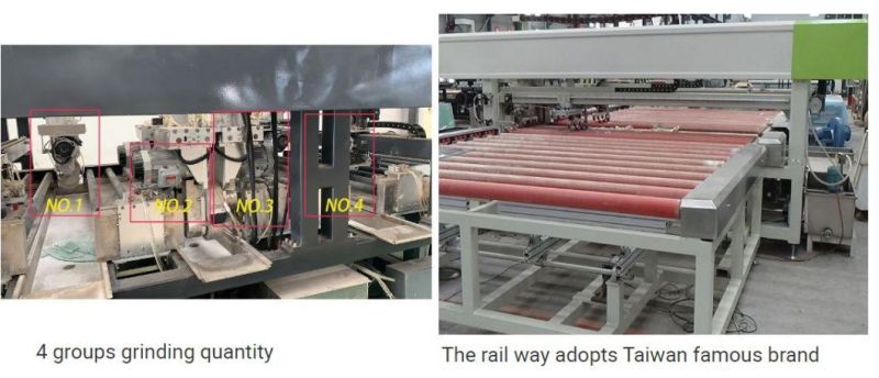 Glass Polishing Machine Automatic 4 Side Glass Edging Machine Glass Seaming Machine