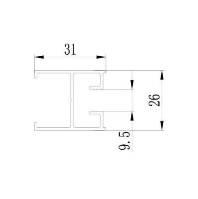 Foshan Factory Hot Sale Alumininum Profile for Thailand Market