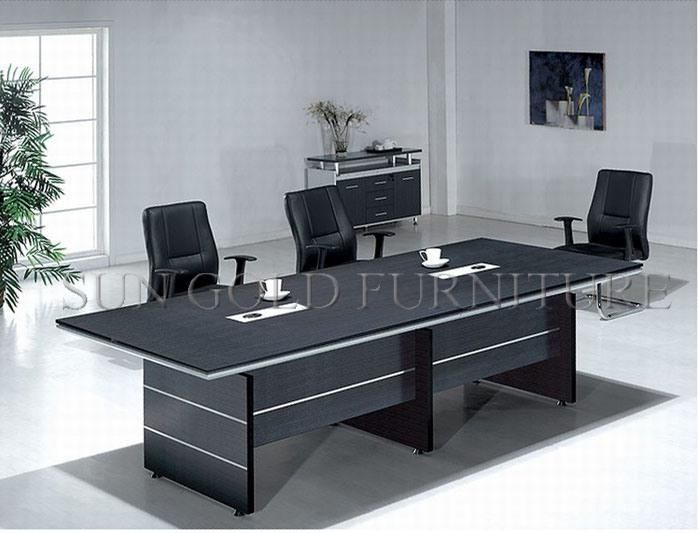 Office Furniture New Design Medium Size Wooden Conference Table (SZ-MTT090)