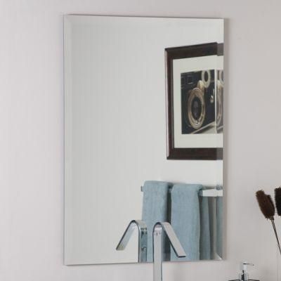 3mm-6mm Concise Design Morden Simple Home Decorator Frameless Bathroom Beveled Mirror