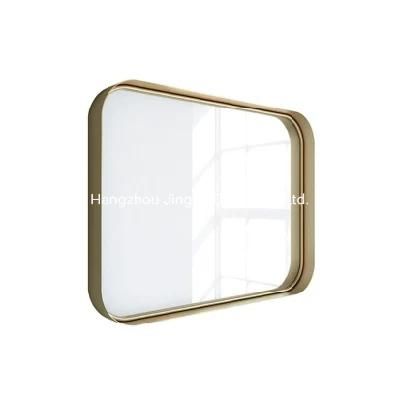 Wall Mounted Round Rectangle Deep Bath Makeup Framed Frame Metal Bathroom Mirror