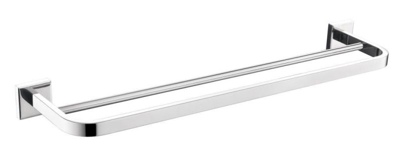 304# Stainless Steel Mirror Polished Glass Shelf One Layer Shelf Bathroom Clothes Shelf