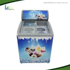 Best Price Lolly High Quality Ice Cream Vertical Display Showcase